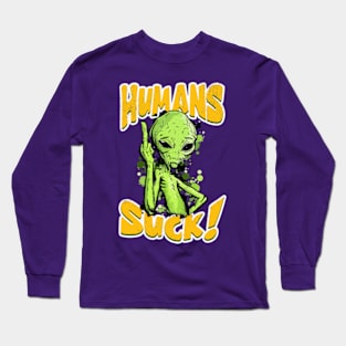 Humans Suck Long Sleeve T-Shirt